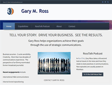 Tablet Screenshot of garymross.com